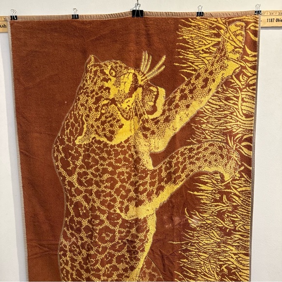 Vintage Seven Seas Leopard Beach Towel - Picture 7 of 11